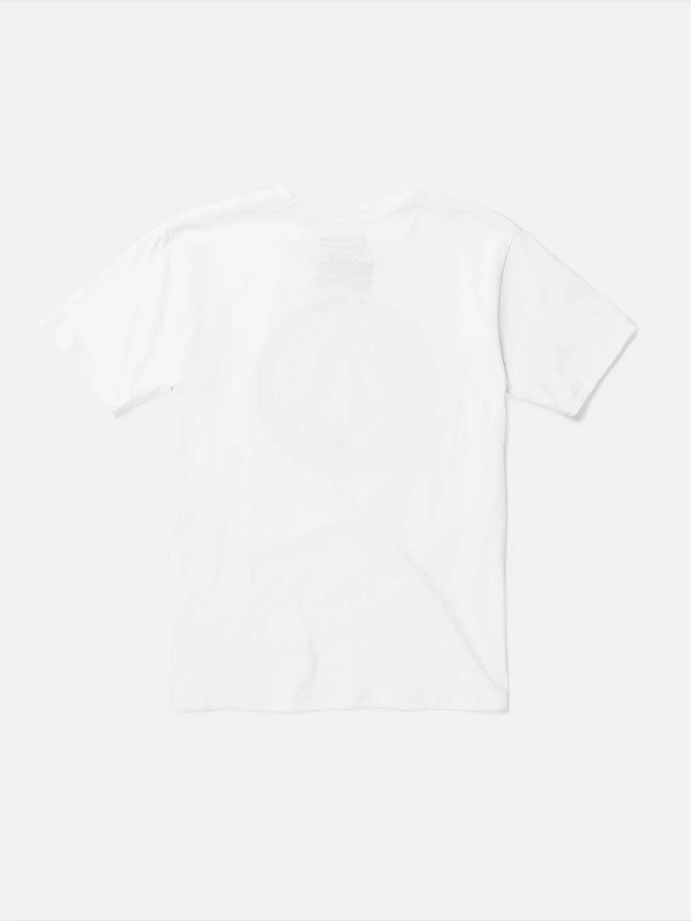 Big Boys Circle Stone Short Sleeve Tee - White sold by Volcom product image thumbnail 2