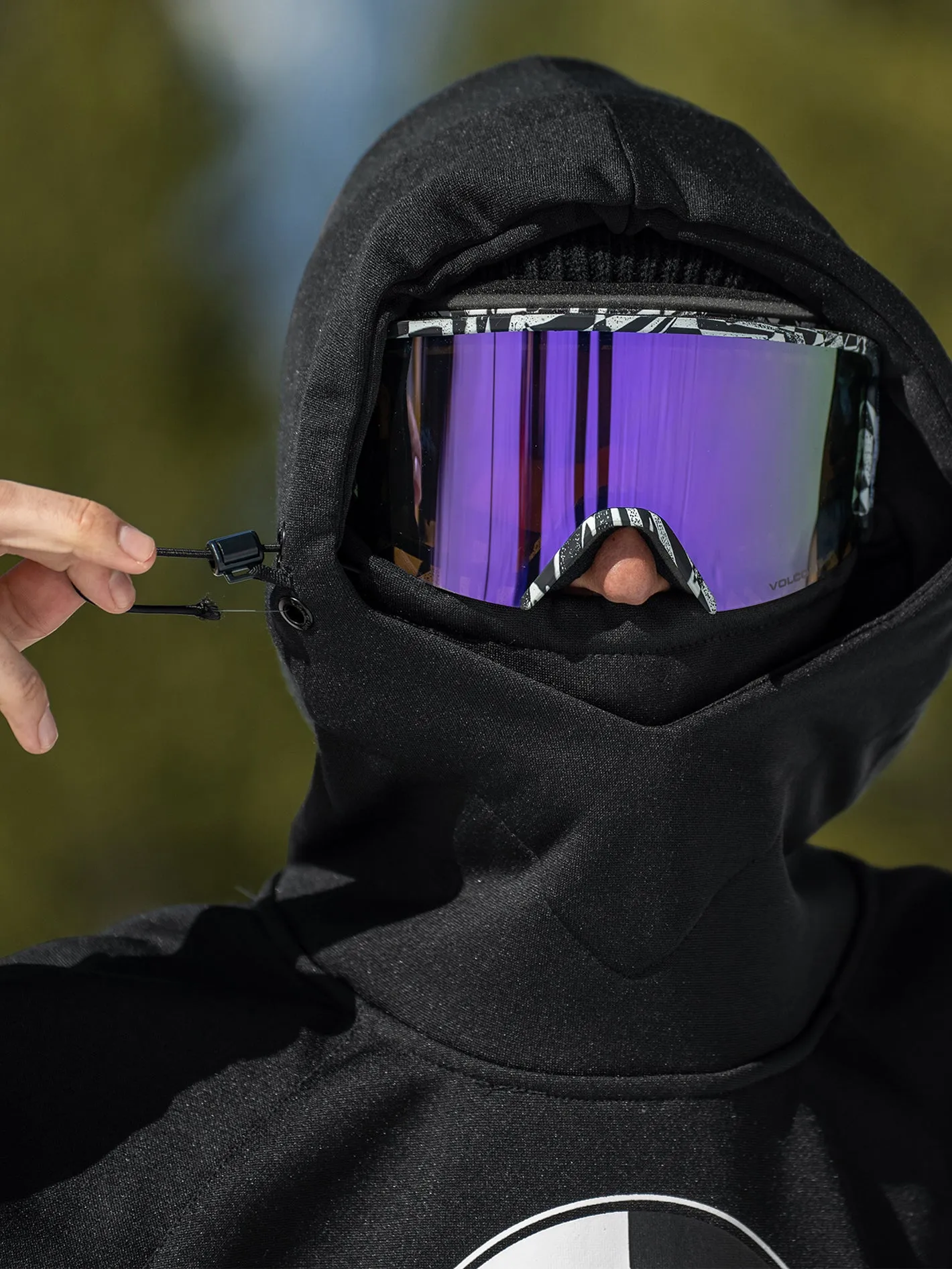 Mens Hydro Riding Hoodie - Black sold by Volcom product image thumbnail 2