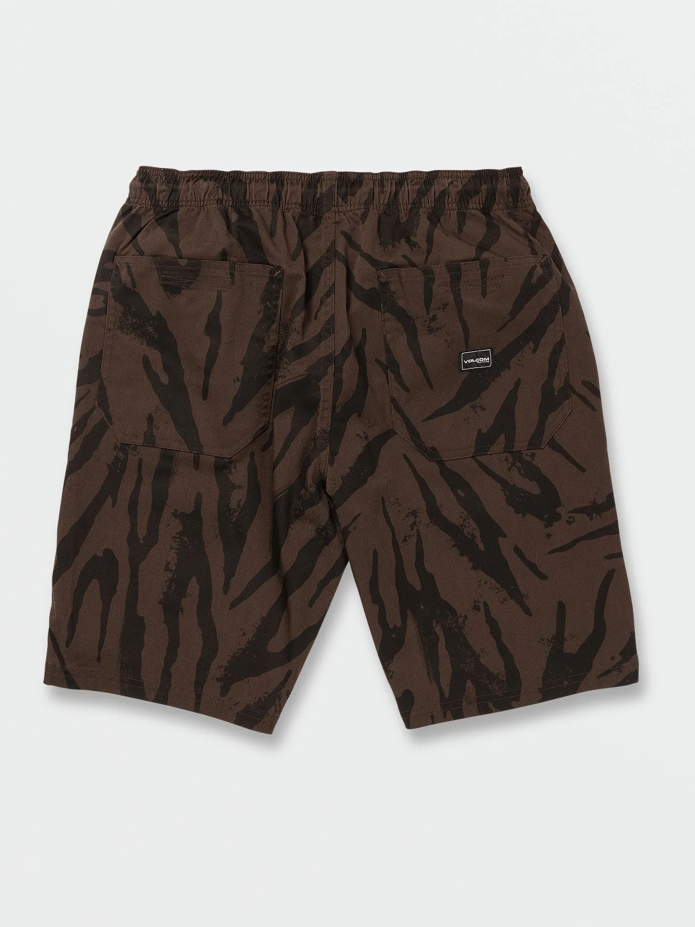 Outer Spaced Elastic Waist Shorts - Dark Brown sold by Volcom product image thumbnail 4