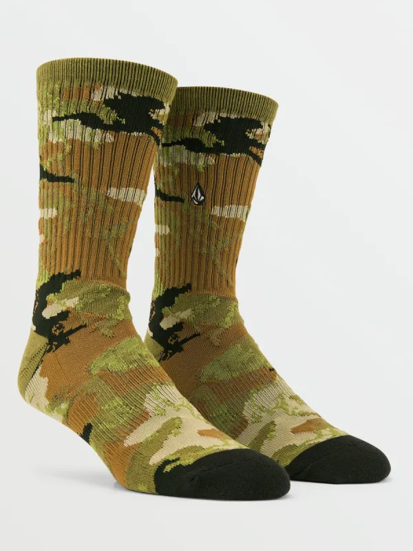 Stoney Stone Socks - Camouflage sold by Volcom