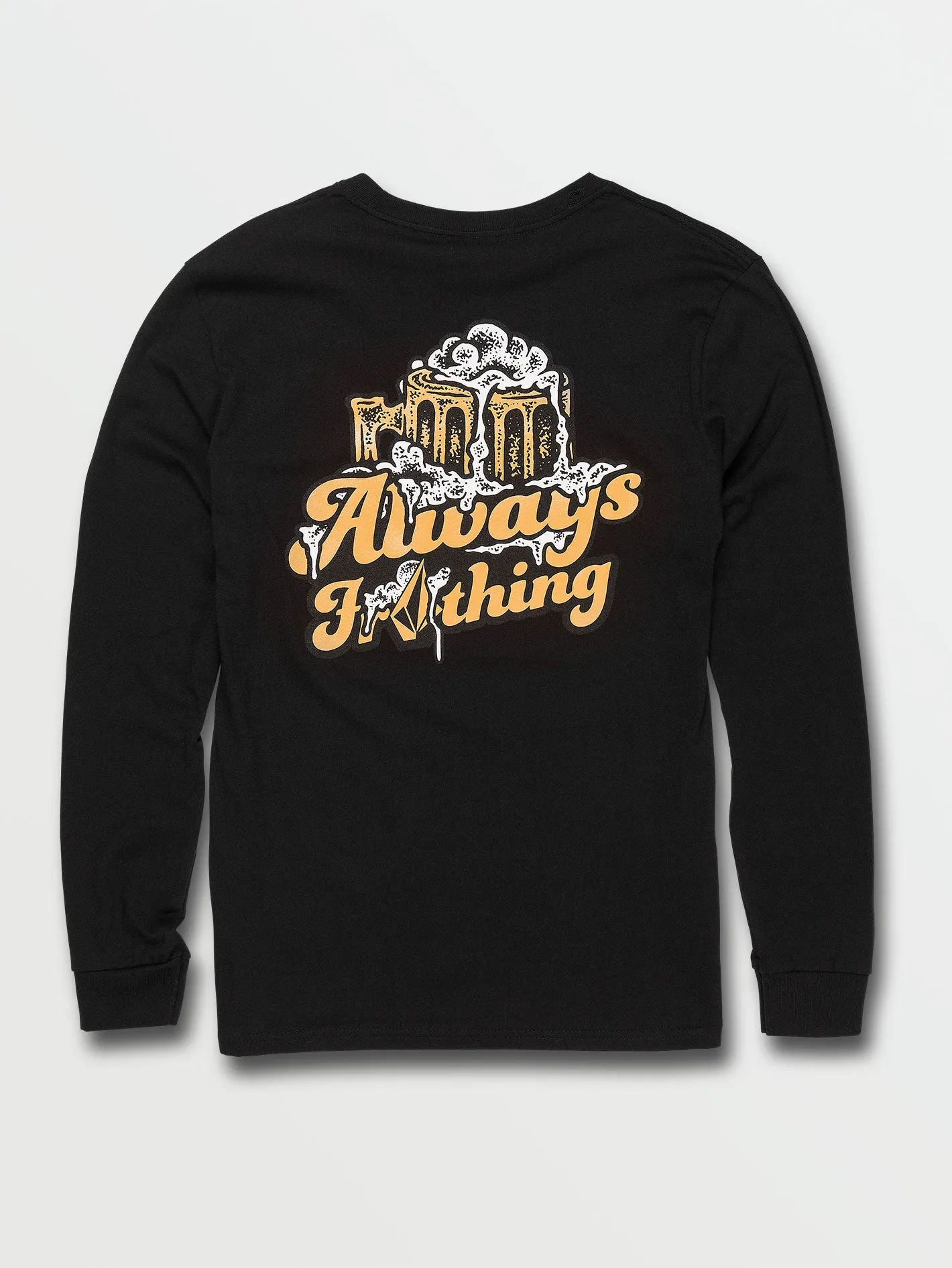 Frothy Days Long Sleeve Tee - Black sold by Volcom product image thumbnail 2