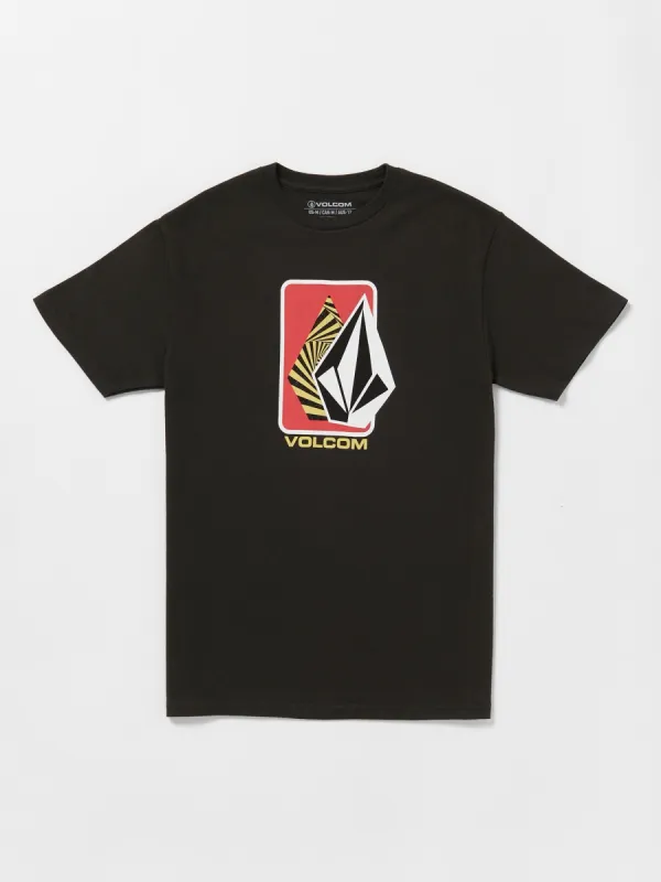 Little Boys Ramp Stone Geo Short Sleeve Tee - Black sold by Volcom