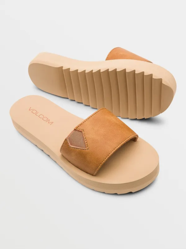 Not So Simple Slides - Tan sold by Volcom