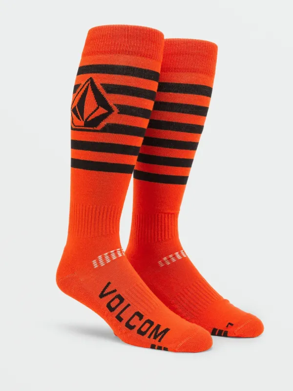 Mens Kootney Sock - Orange Shock (2022) sold by Volcom