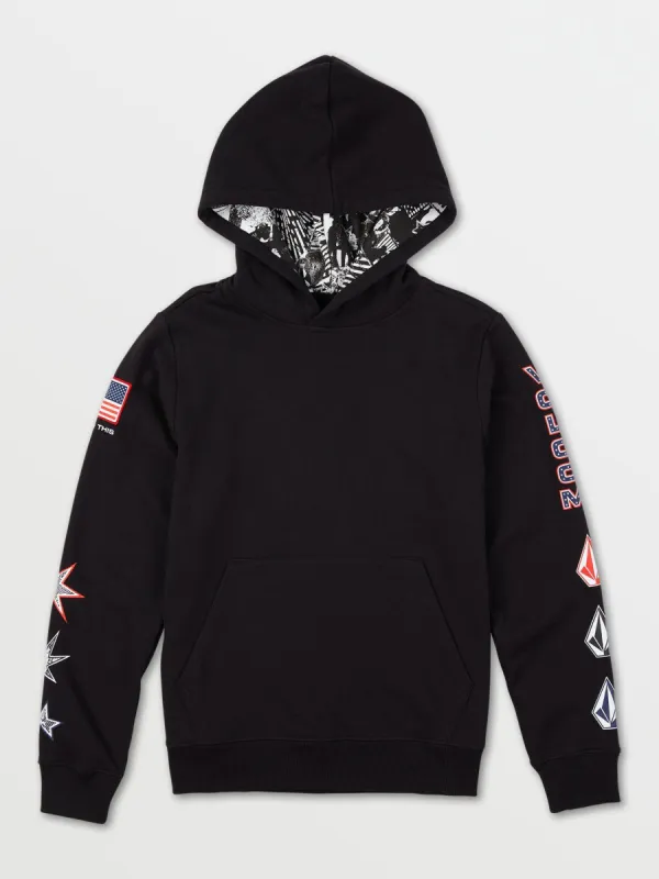 USST Iconic Stone Pullover - Black (2022) sold by Volcom
