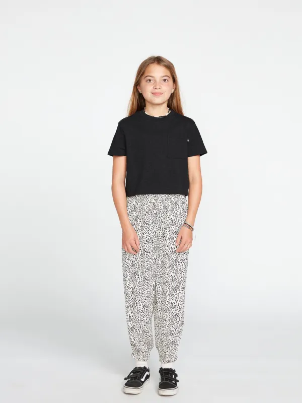 Girls Pocket Dial Short Sleeve Tee - Black sold by Volcom
