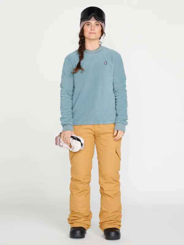 Womens Polar Fleece Crew - Green Ash (2022) sold by Volcom