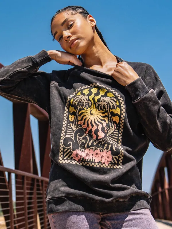 Stone Magic Boyfriend Sweatshirt - Black sold by Volcom