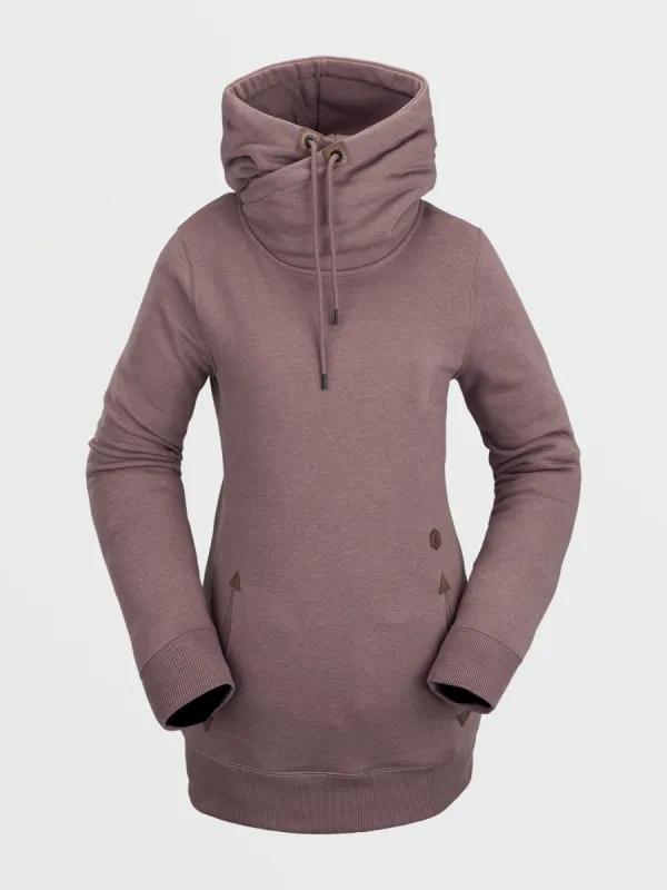 Womens Tower Pullover Fleece - Rosewood (2022) sold by Volcom