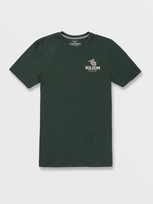 Psychedaisy Short Sleeve Tee - Cedar Green sold by Volcom