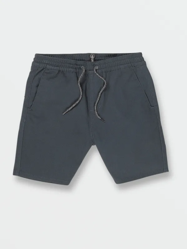 Big Boys Frickin Elastic Waist Shorts - Marina Blue sold by Volcom