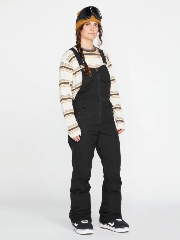 Womens Swift Bib Overall - Black (2022) sold by Volcom