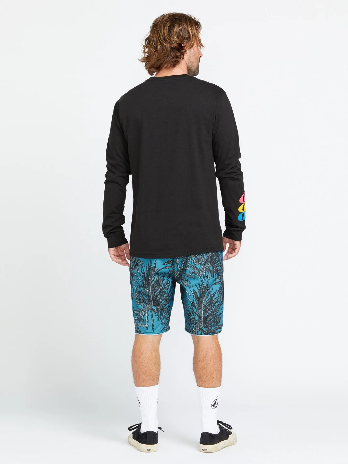 Stone Badge Long Sleeve Tee - Black sold by Volcom product image thumbnail 2
