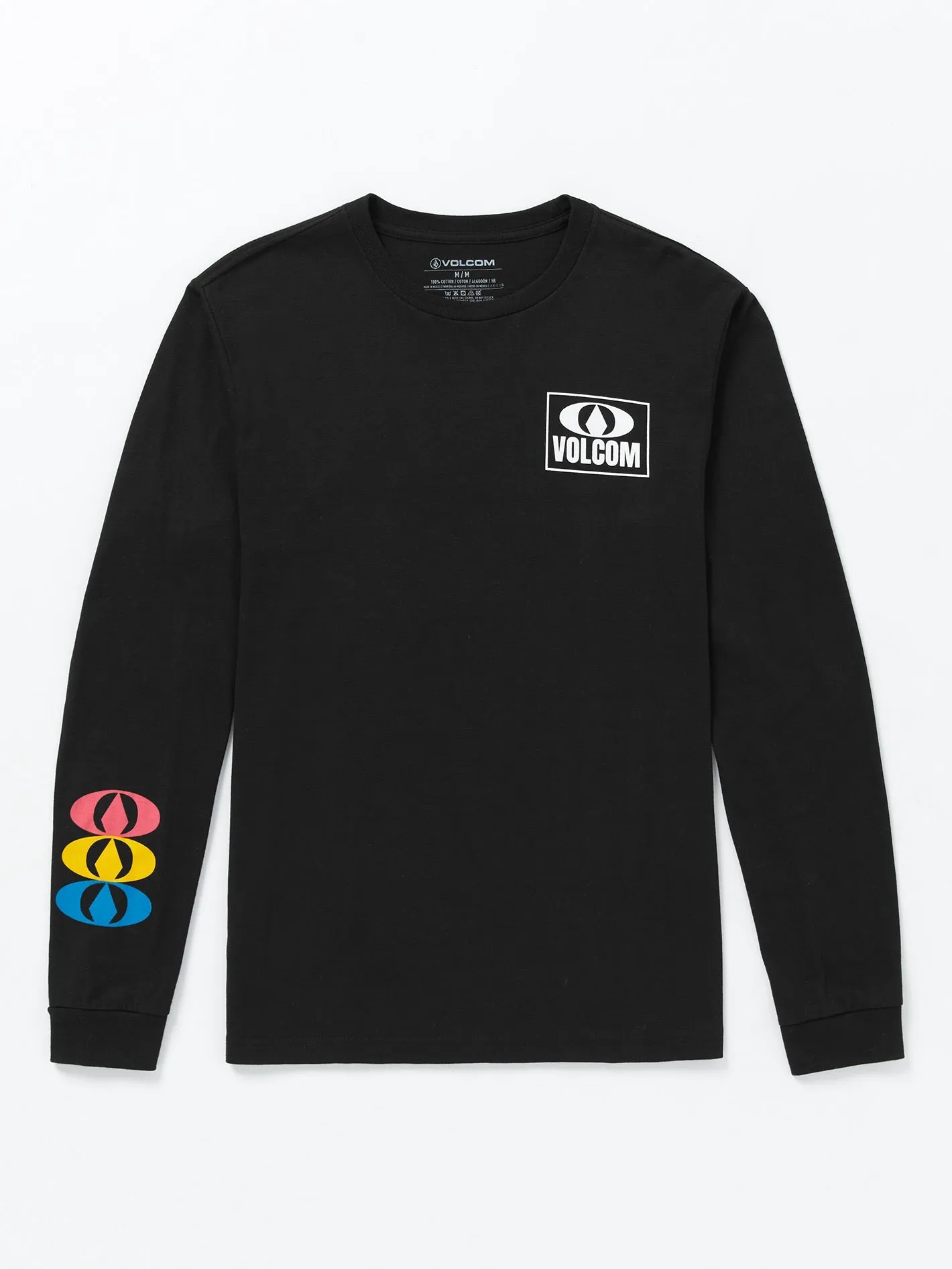 Stone Badge Long Sleeve Tee - Black sold by Volcom product image thumbnail 3