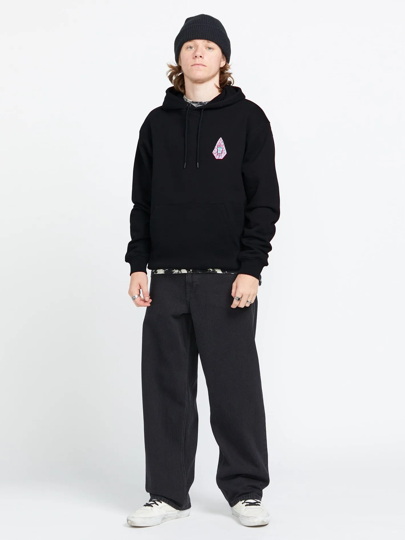 Stone Badge Long Sleeve Tee - Black sold by Volcom product image thumbnail 5