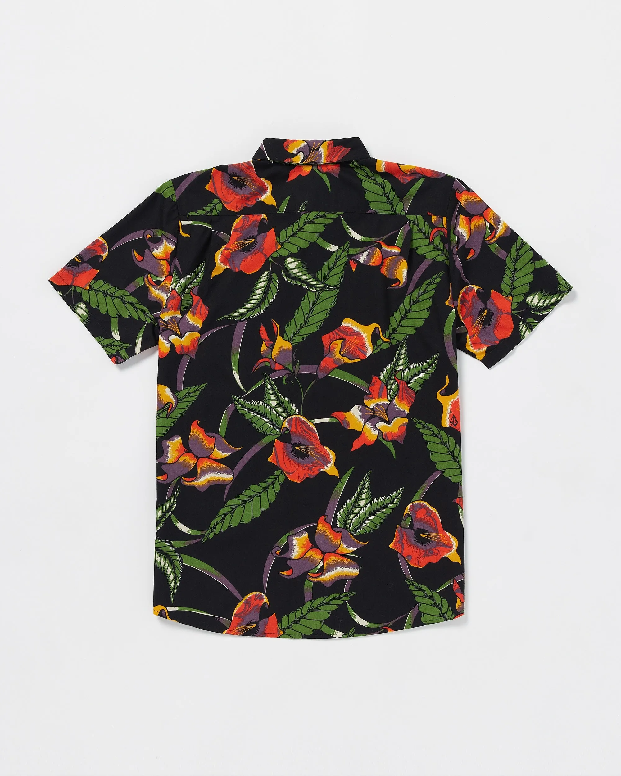 Varkala Floral Woven Short Sleeve Shirt - Black sold by Volcom product image thumbnail 3