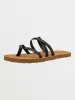 Girls Easy Breezy Big Youth Sandals - Black sold by Volcom