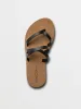 Girls Easy Breezy Big Youth Sandals - Black sold by Volcom