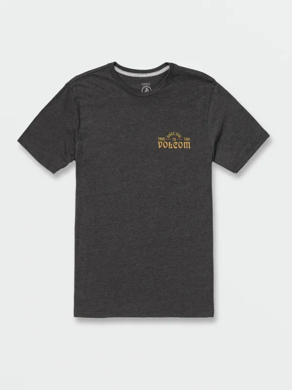 Legend Short Sleeve Tee - Dark Black Heather sold by Volcom