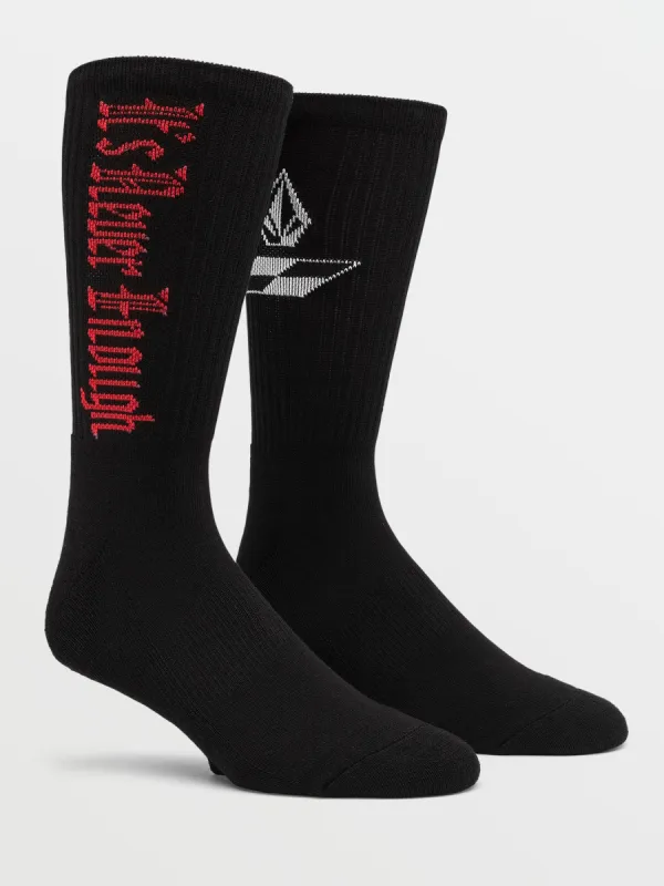 Schroff X Volcom Sock - Black sold by Volcom
