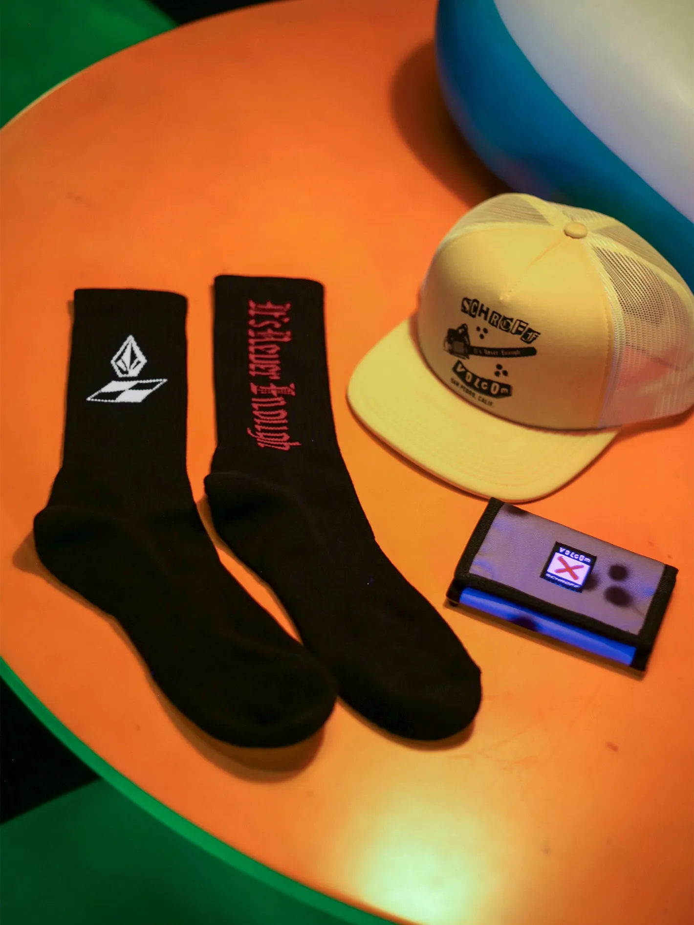Schroff X Volcom Sock - Black sold by Volcom product image thumbnail 2