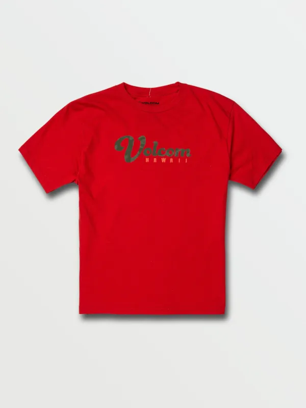 Big Boys True Short Sleeve Tee - Red sold by Volcom