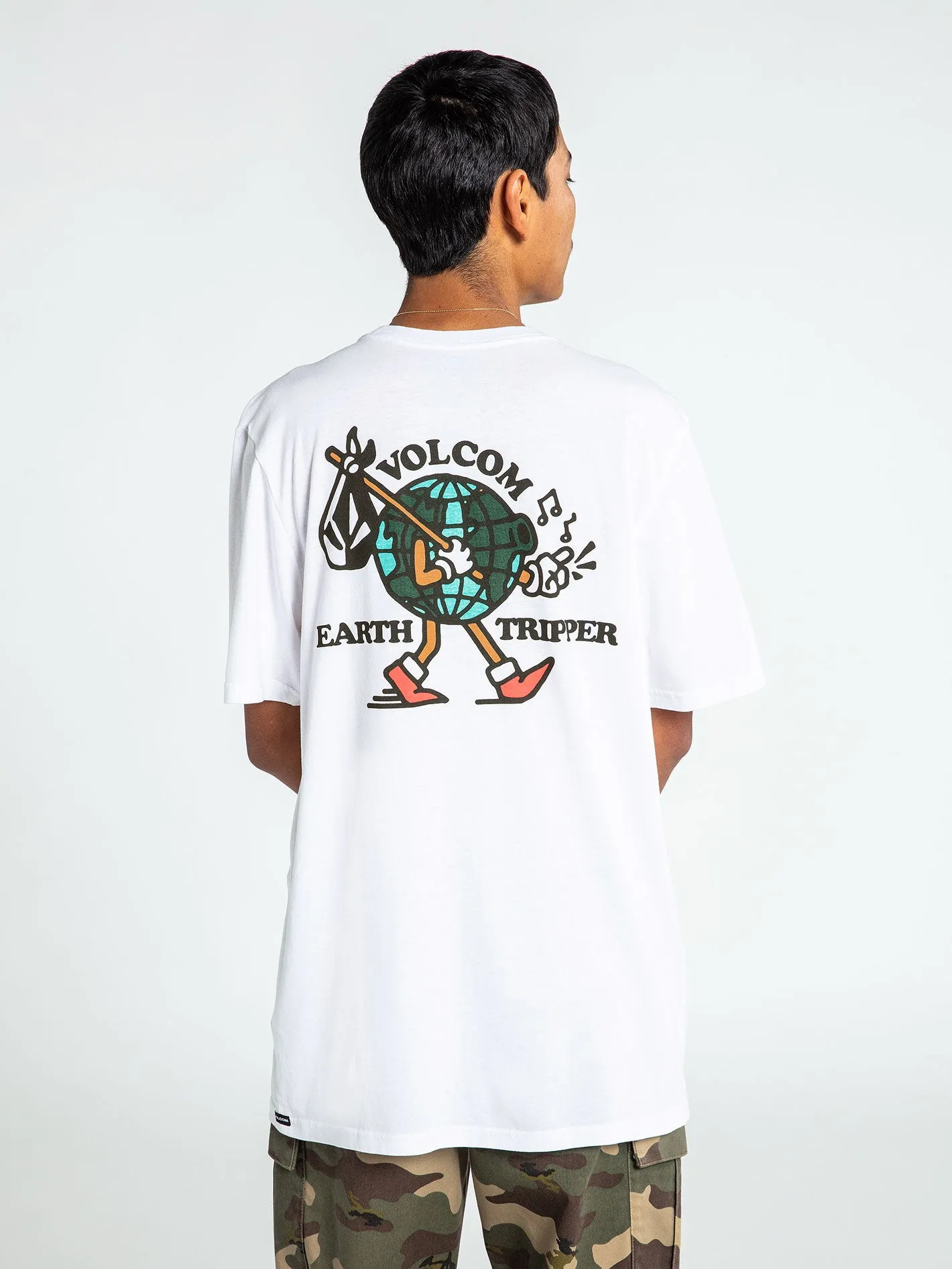 Earth Tripper Short Sleeve Tee - White sold by Volcom product image thumbnail 5
