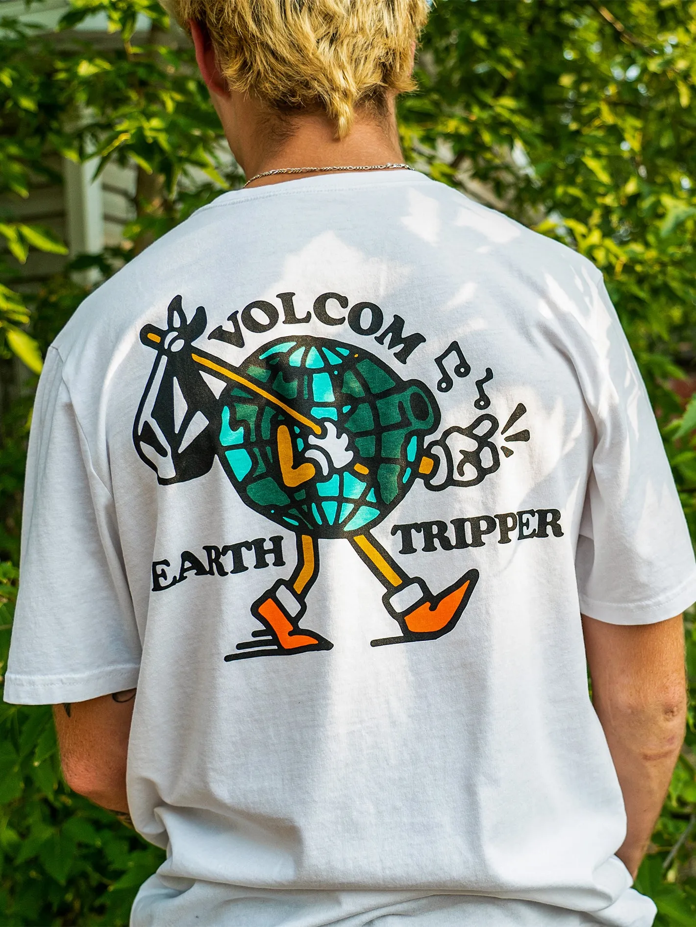 Earth Tripper Short Sleeve Tee - White sold by Volcom product image thumbnail 2