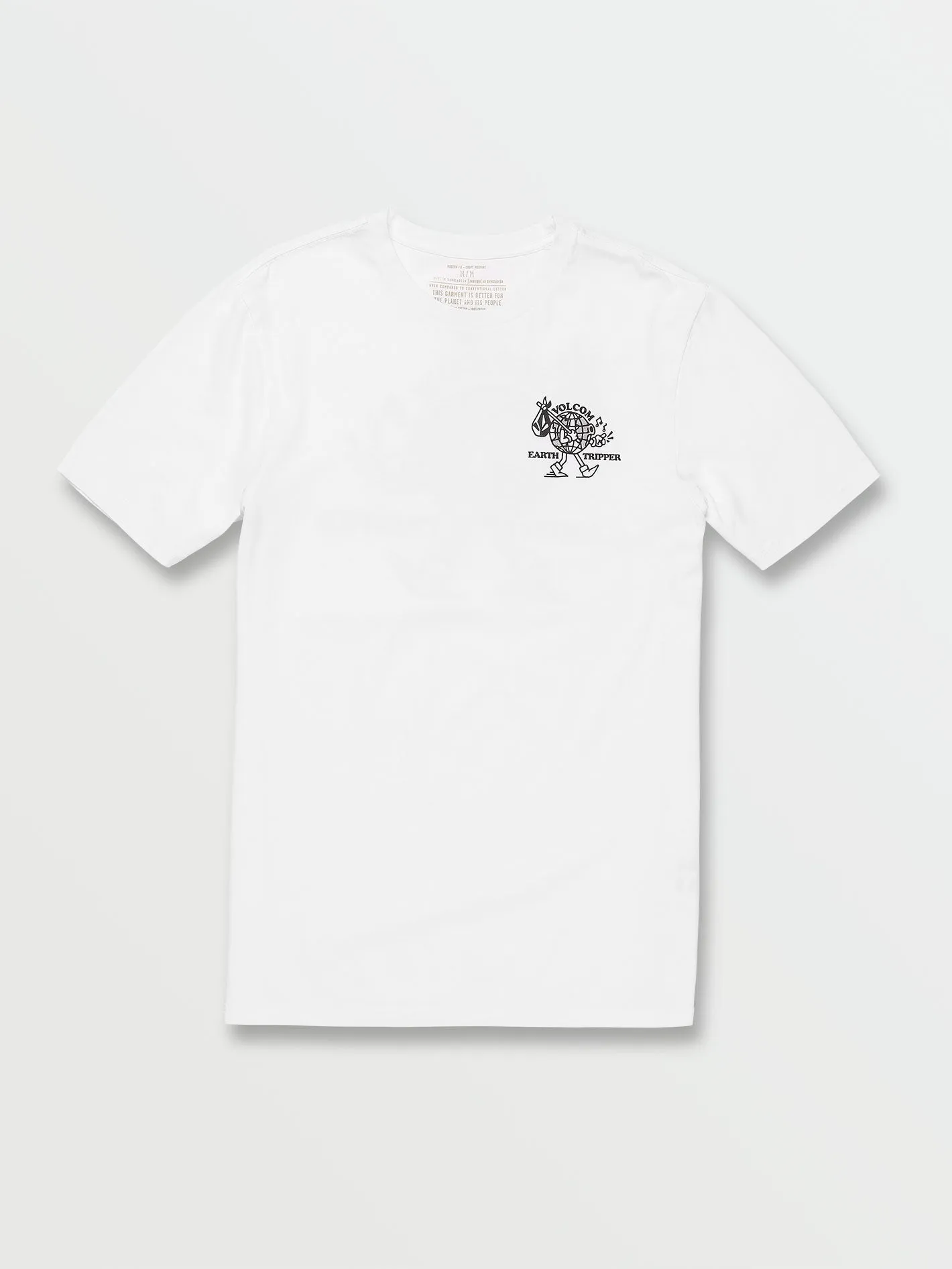 Earth Tripper Short Sleeve Tee - White sold by Volcom product image thumbnail 3