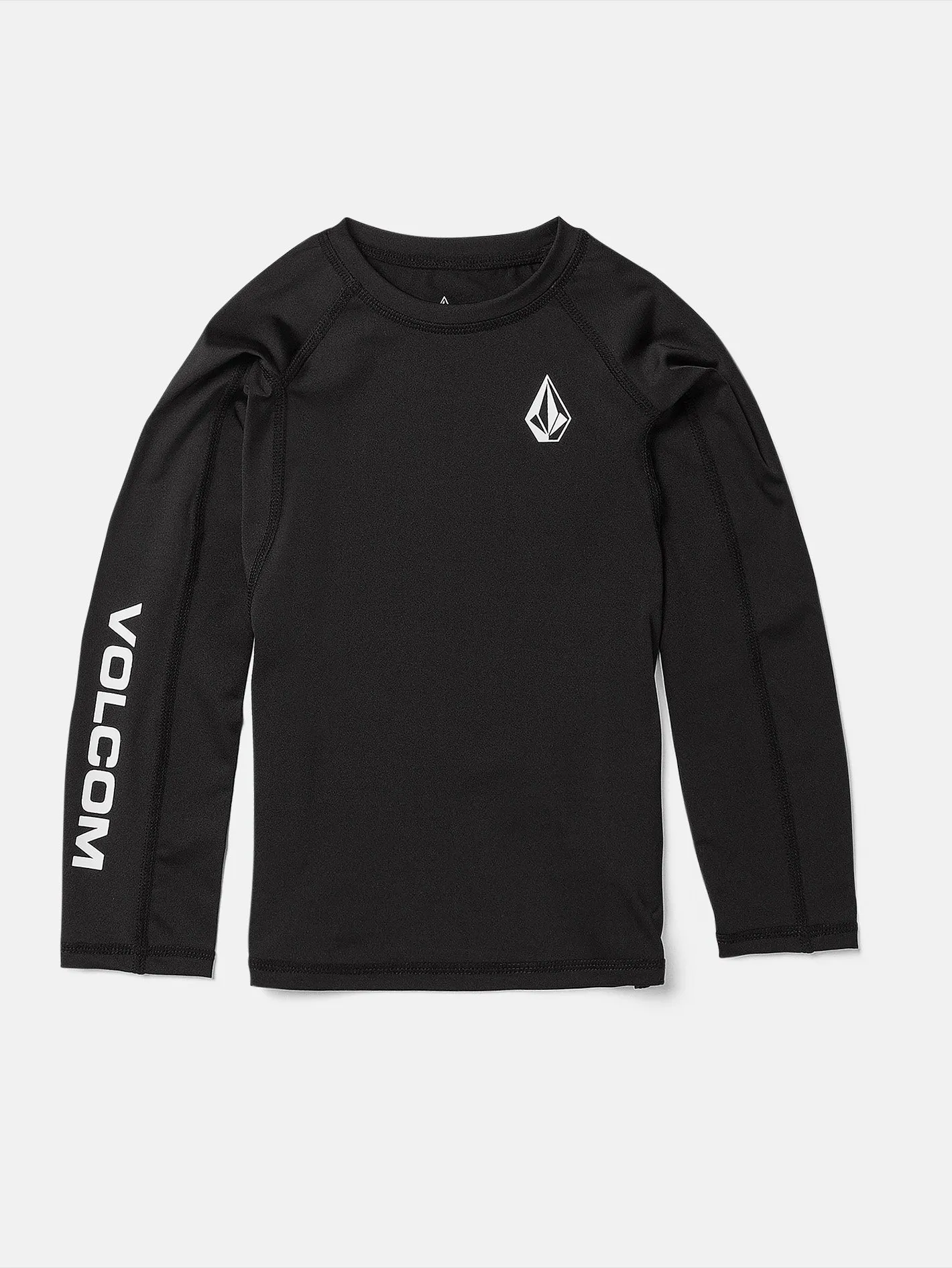 Little Boys Lido Long Sleeve Shirt - Black sold by Volcom