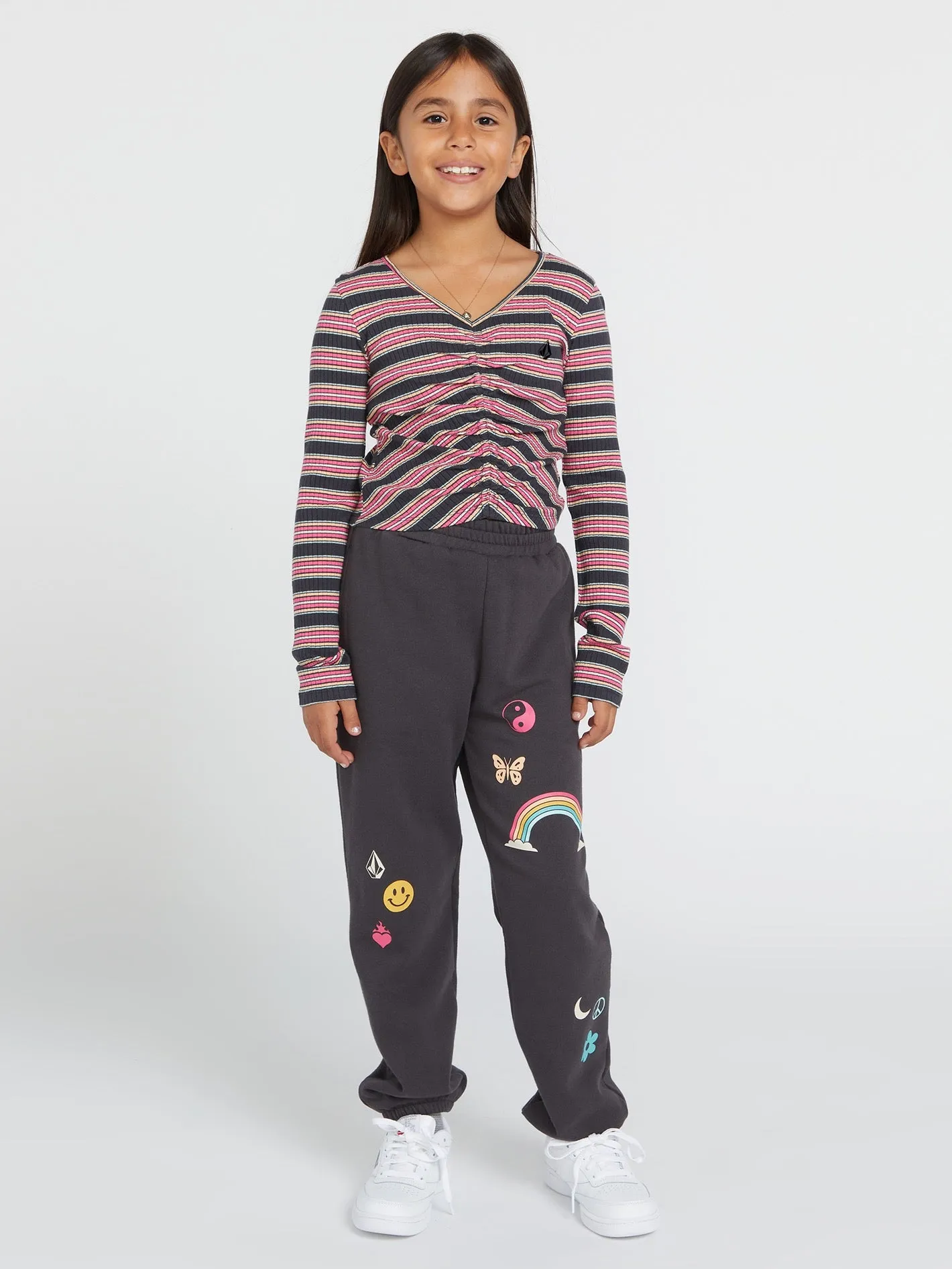 Girls Nite Flite Long Sleeve Shirt - Vintage Black sold by Volcom