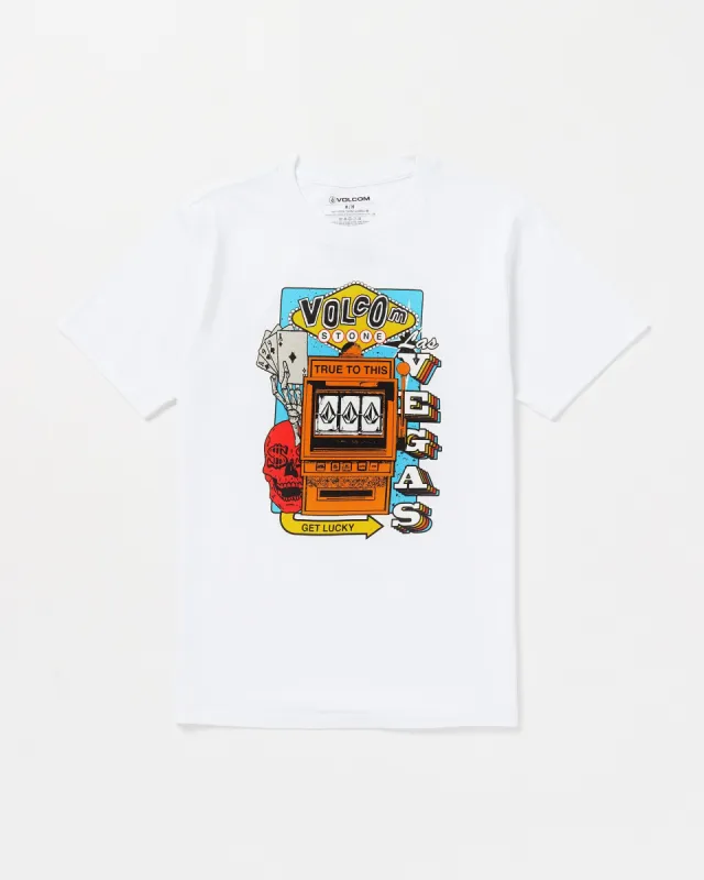 Vegas Bandit Short Sleeve Tee - White sold by Volcom