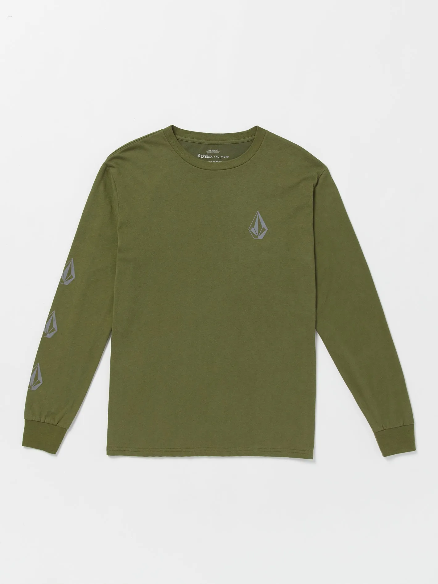 Stone Tech Long Sleeve Tee - Military sold by Volcom product image thumbnail 3