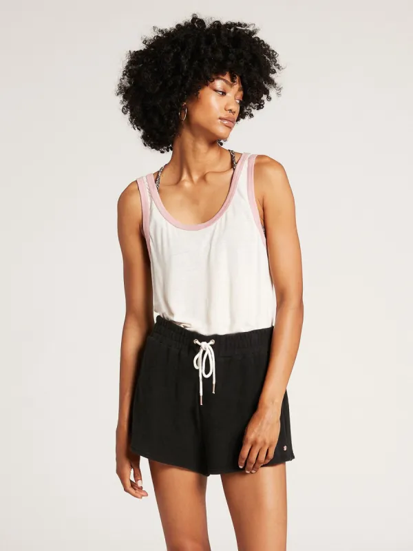 Lived In Lounge Fleece Shorts - Black sold by Volcom