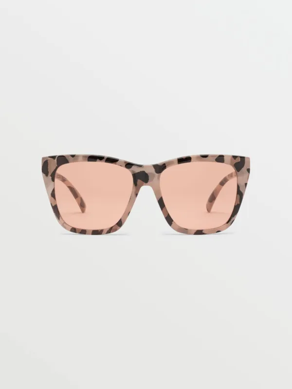 Looky Lou Sunglasses - Deff Leopard/Rose sold by Volcom