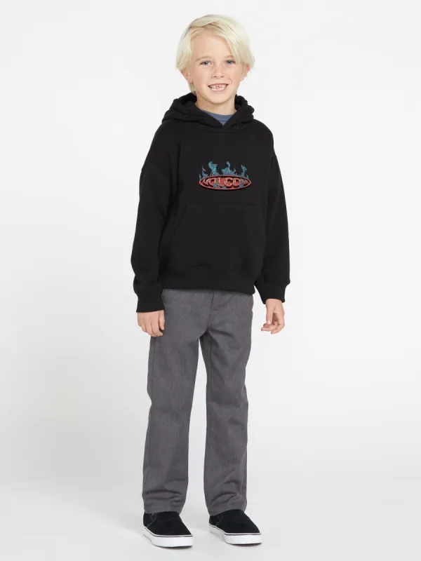Little Boys Combust Fleece Pullover - Black sold by Volcom