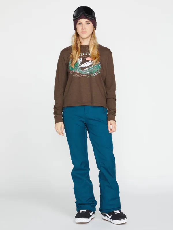 Womens Species Stretch Pants - Storm Blue (2022) sold by Volcom