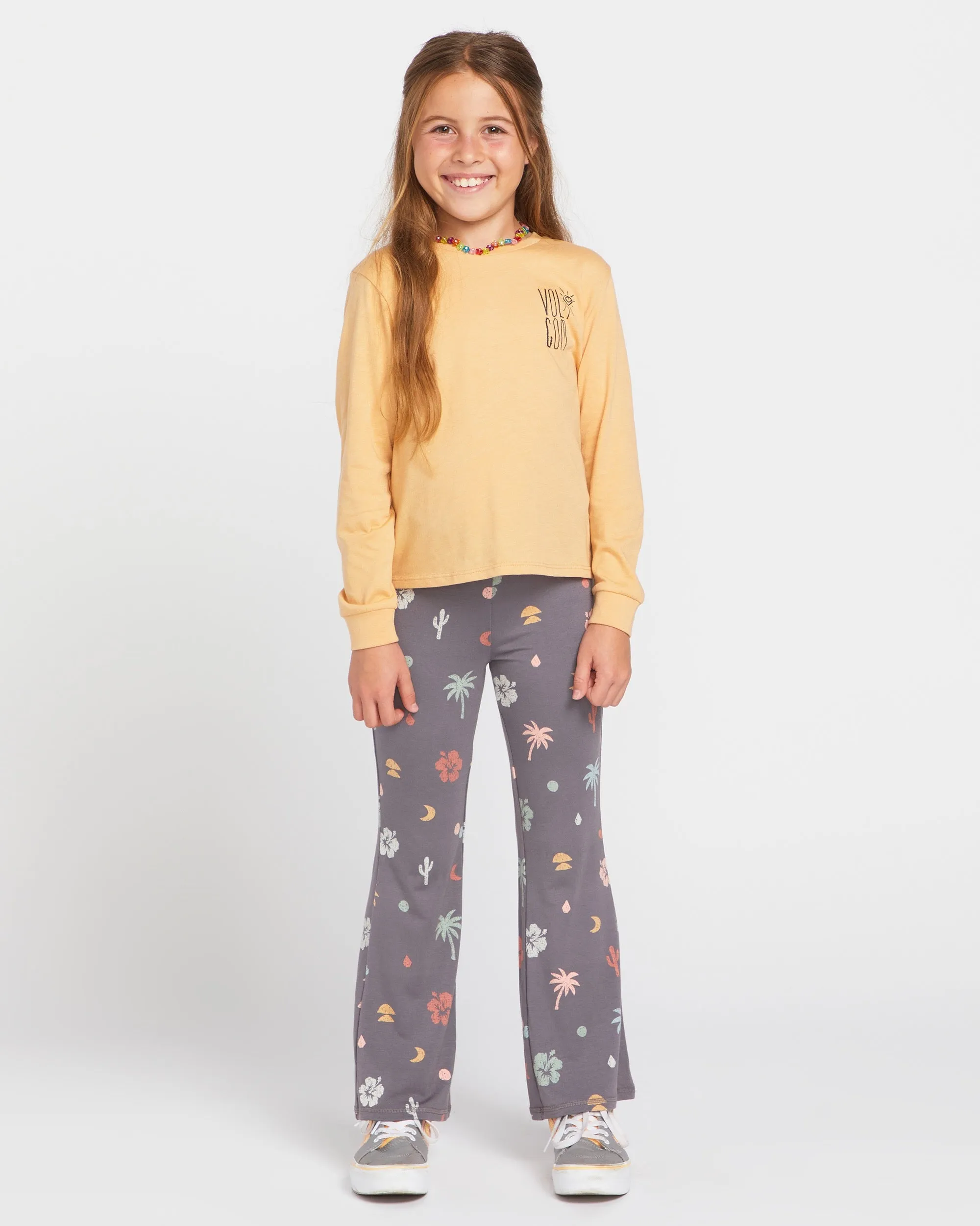 Big Girls Made From Stoke Long Sleeve Tee - Sand sold by Volcom