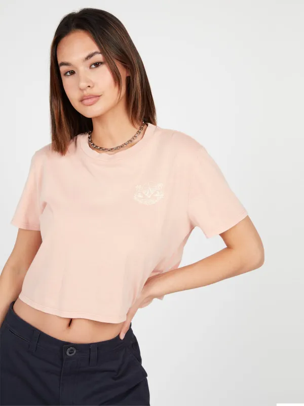 Enternet Short Sleeve Tee - Hazey Pink sold by Volcom