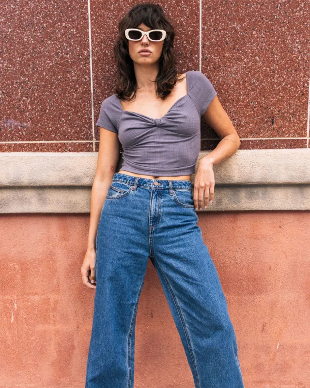 Cactus Row Top - Dark Grey sold by Volcom