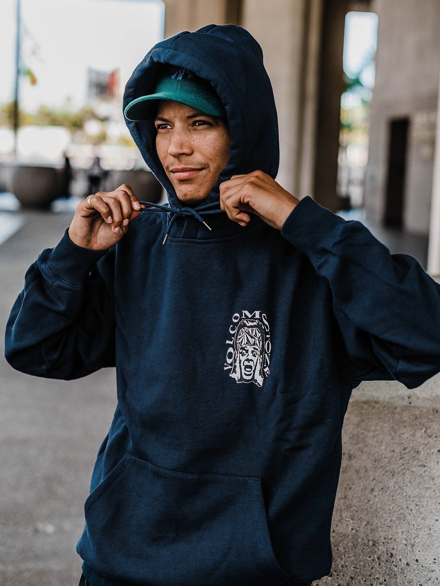 Skate Vitals Pullover Hoodie - Navy sold by Volcom product image thumbnail 2