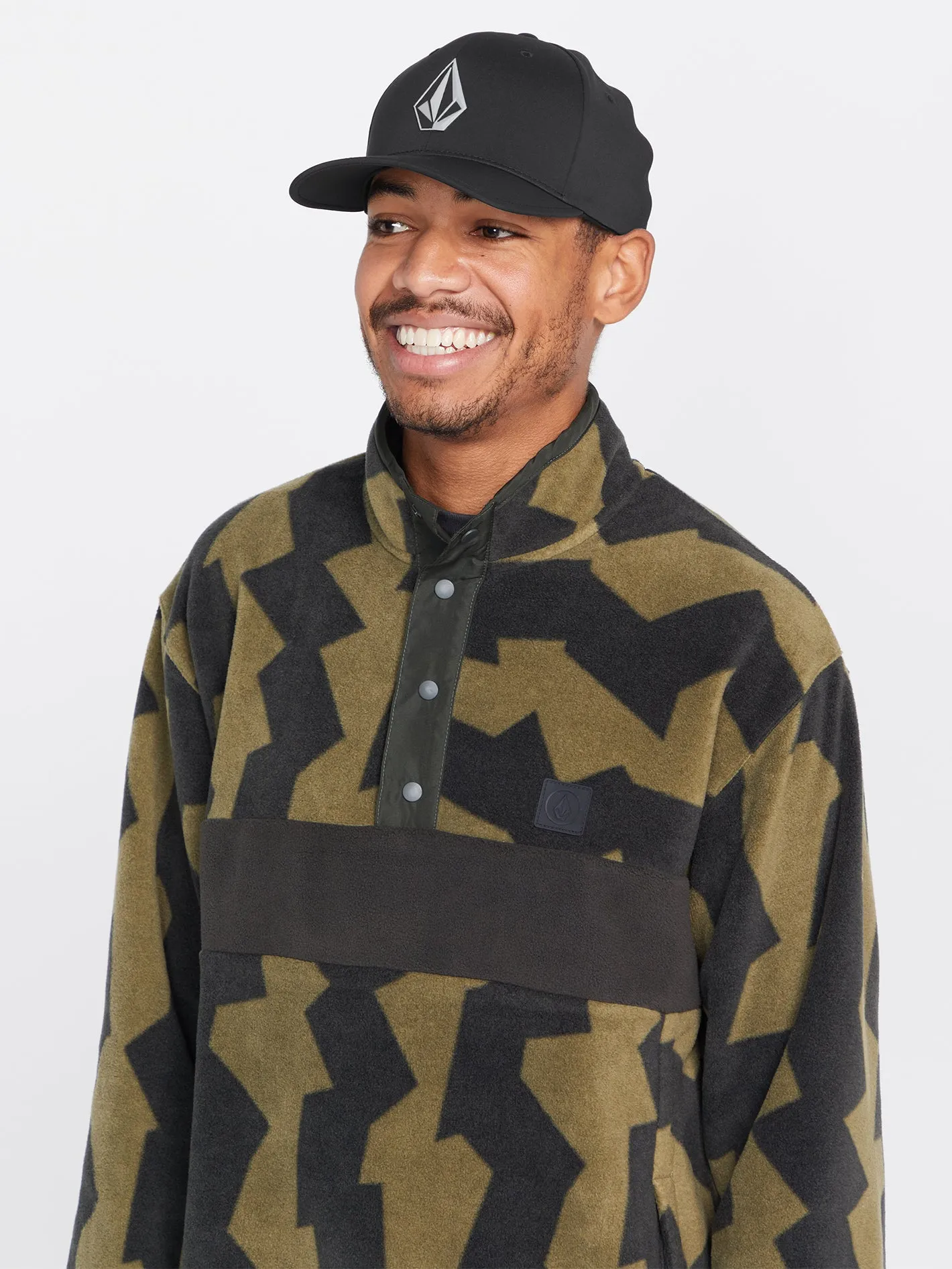 Stone Tech Flexfit Delta Hat - Black sold by Volcom product image thumbnail 3