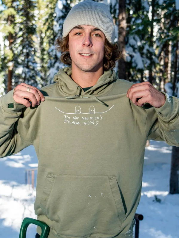 Mens D.I. Fleece Pullover - Light Military sold by Volcom