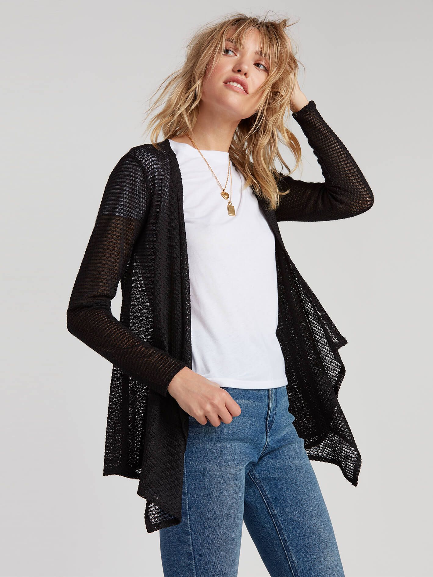 Go Go Wrap Sweater - Black sold by Volcom