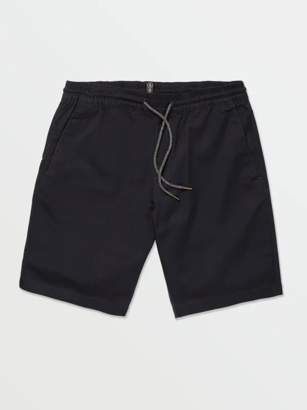 Frickin Elastic Waist Shorts - Navy sold by Volcom