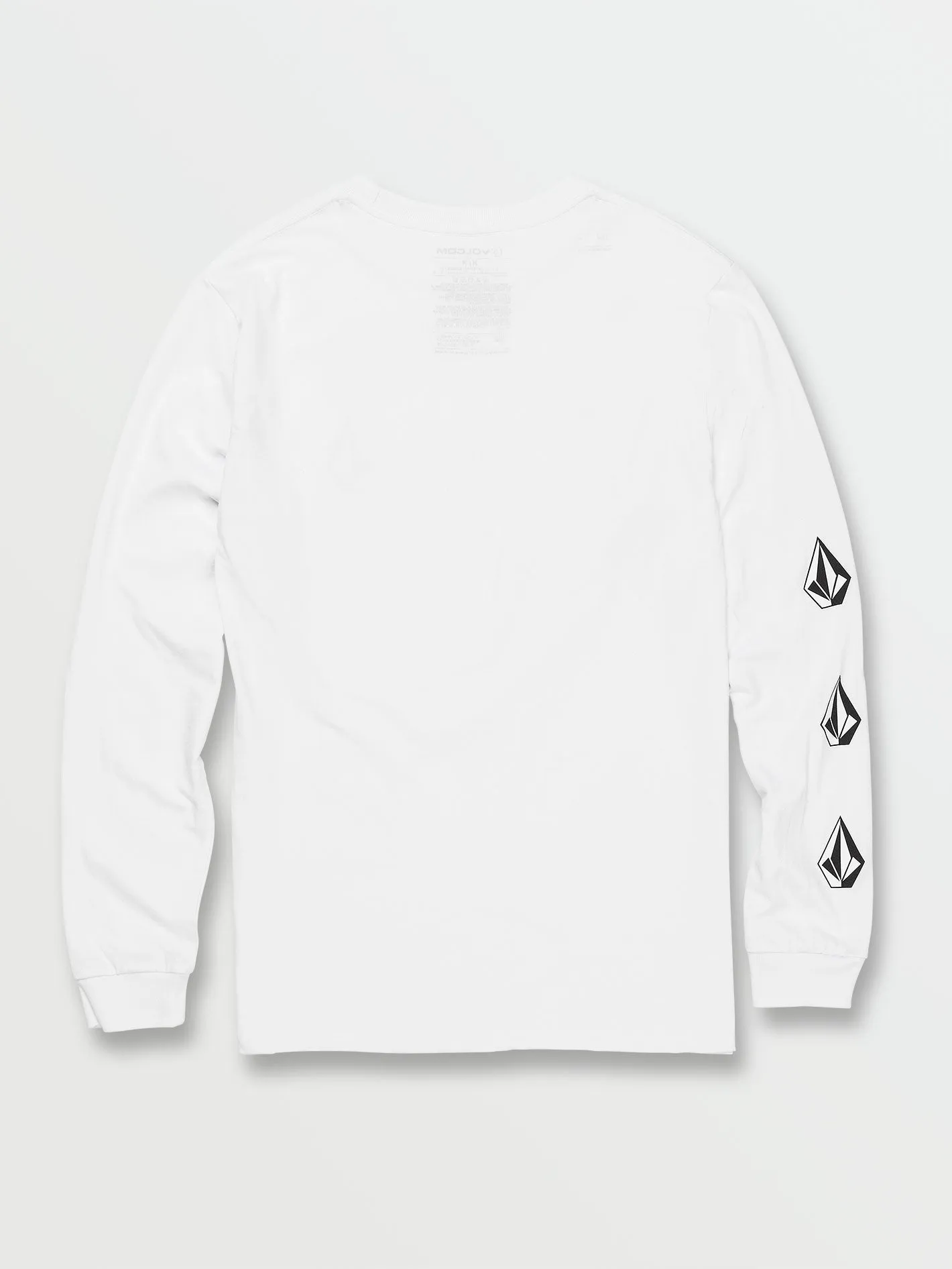 Iconic Stone Long Sleeve Tee - White sold by Volcom product image thumbnail 2