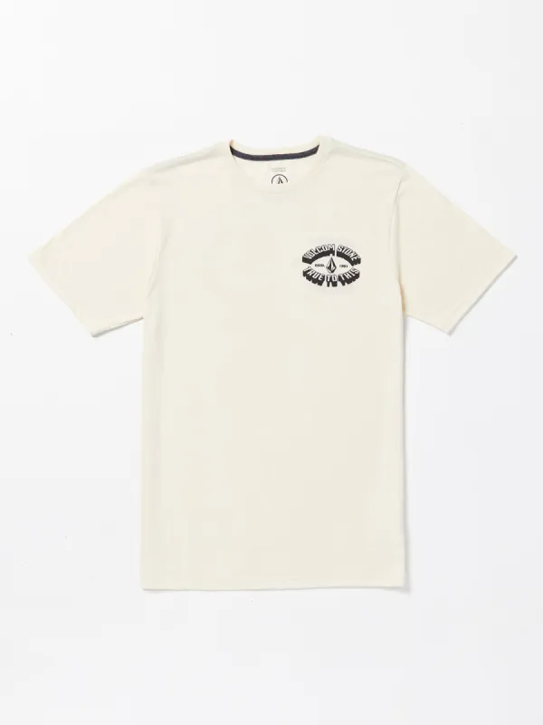 Mechanic Short Sleeve Tee - Off White Heather made by Volcom