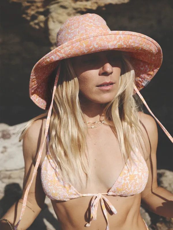 Coco Ho Wide Brim Bucket Hat - Tangerine sold by Volcom