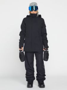 Womens T.T.T. 4-In-1 Jacket - Black (2022) sold by Volcom