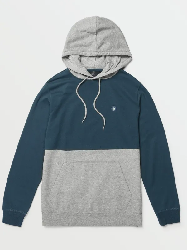 Contrast Pullover Fleece Sweatshirt - Navy Paint sold by Volcom
